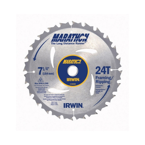 MARATHON 7-1/4" 24T CARB BLADE