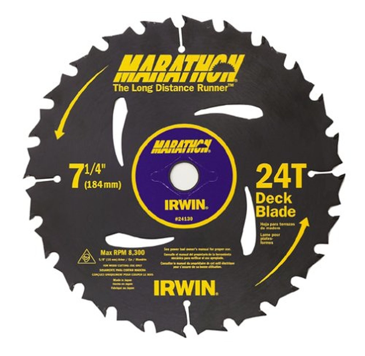 MARATHON 7-1/4" 24T DECK BLADE