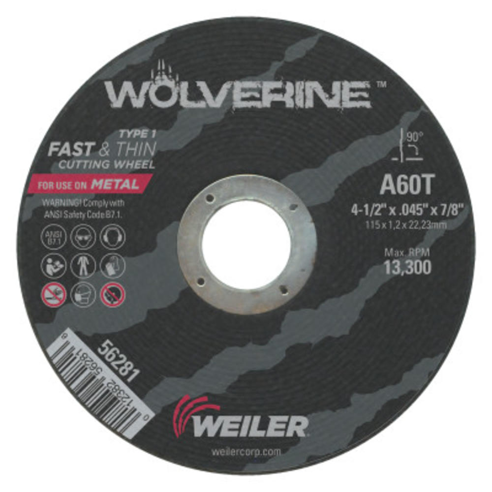 4-1/2' X .045" CUTOFF WHEEL