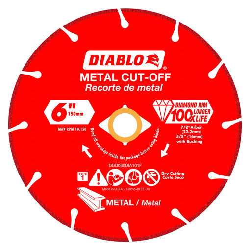 DIABLO 6" DIAMOND C/O WHEEL