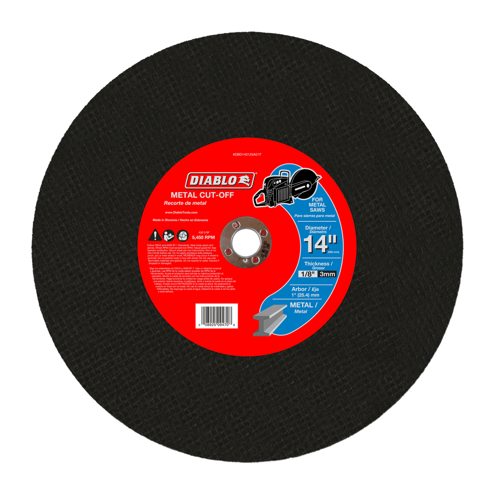 DIABLO 14"X1/8X1" METAL HI SP CO