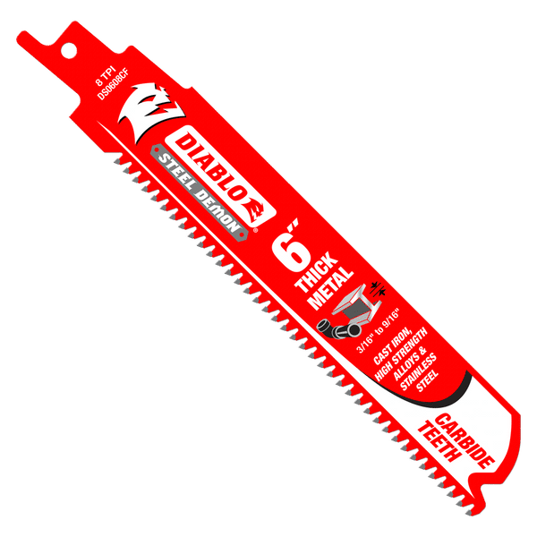 DIABLO 6" CARBIDE DEMO BLD PK10