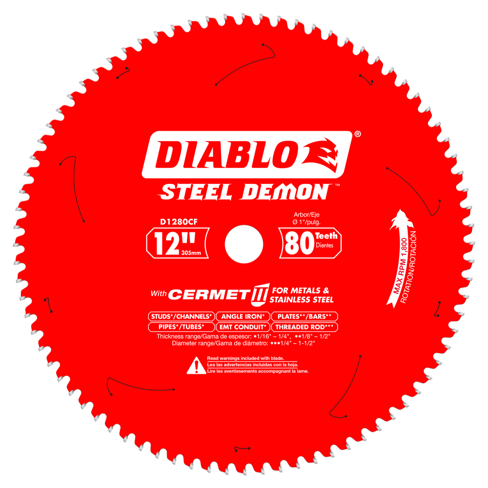 DIABLO 12 X 80T FERROUS METAL