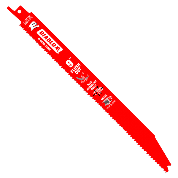 FREUD FLUSH CUT 9" 10/14T PK5