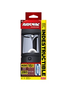 Rayovac Indestrubtible LED Lantern 3 D Black 