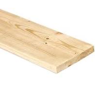 1" x 6" C and Better Kiln Dried Pine S4S