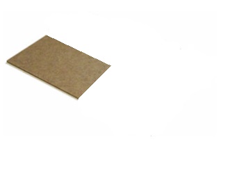 1/8" x 2' x 4' Tempered Masonite Fiberboard S1S