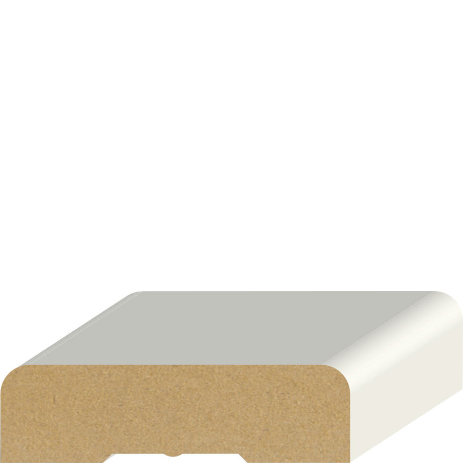 9/16" x 2-1/4" Round Edge Casing Primed MDF