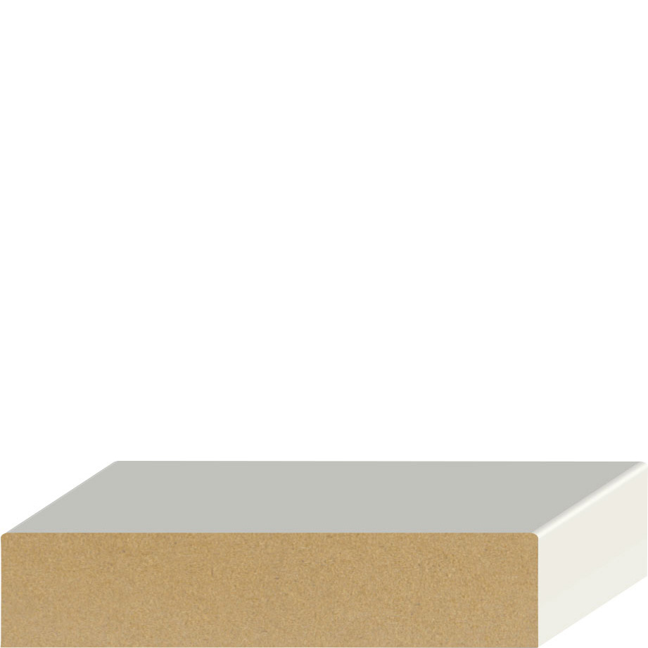 11/16" x 3-1/2" Primed Moulding MDF