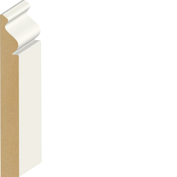 9/16" x 5-1/4" Vintage Base Primed MDF