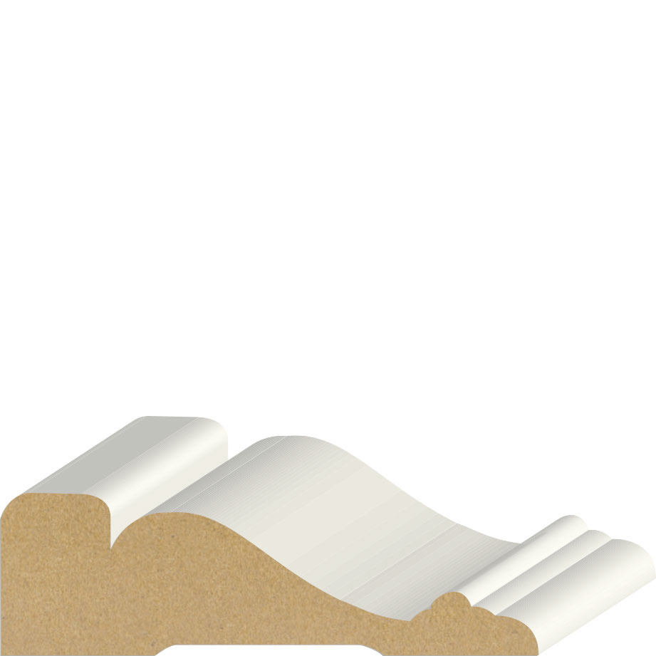 1" x 3-1/4" 49er Casing Primed MDF