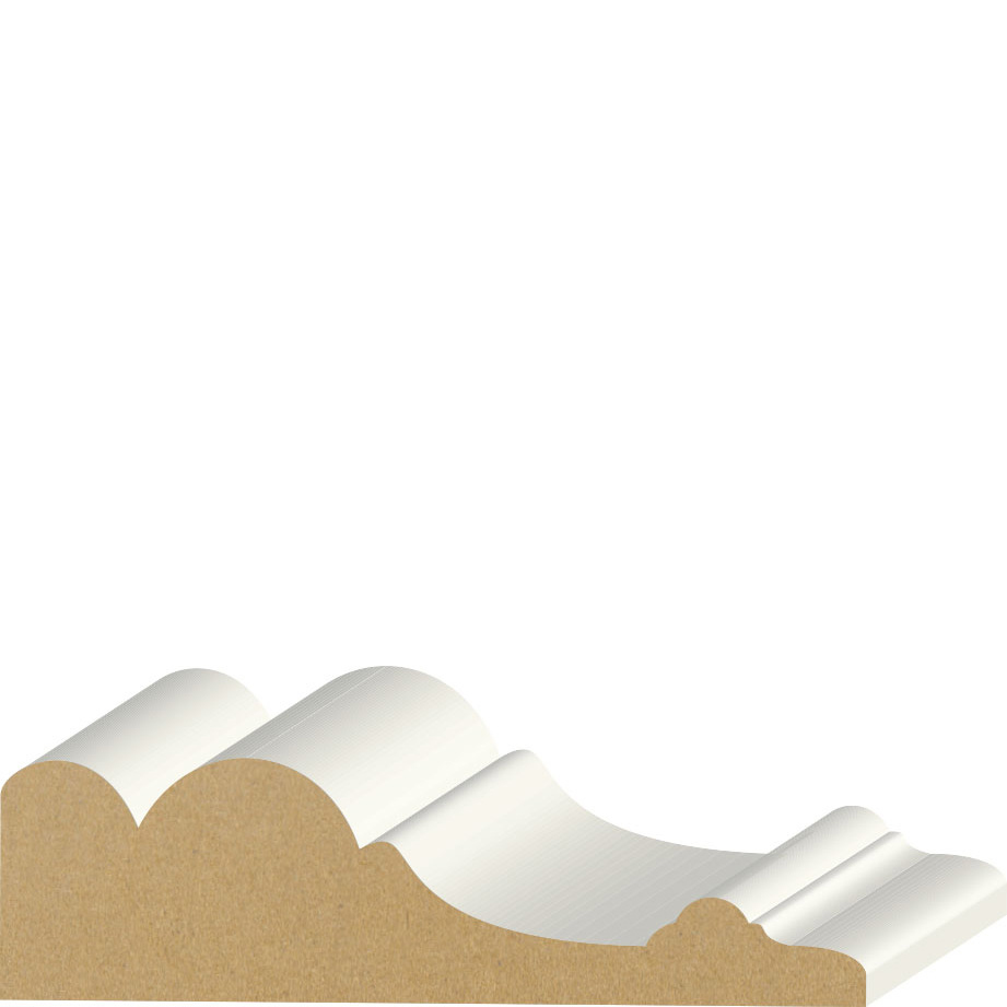 1-3/16" x 4-1/2" Belvedere Casing Primed MDF