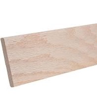3/8" x 3-1/4" Oak Reversible Base Board