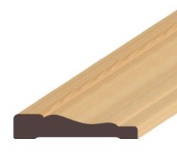 3-1/4" Pine Moulded Casing