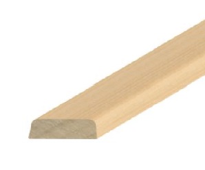 1/4" x 3/4" Pine Flat Screen Bead