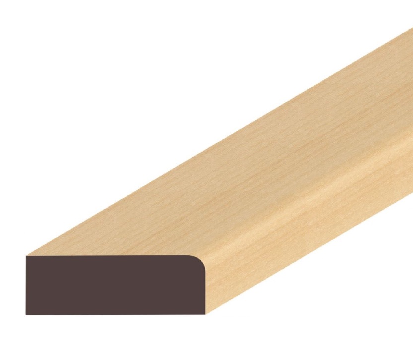 1-1/8" Pine Round Edge Stop