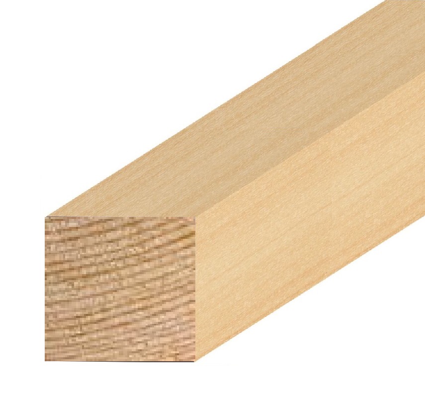 1/2" x 1/2" Pine Square