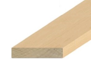 1/2" x 2-1/2" Clear Pine
