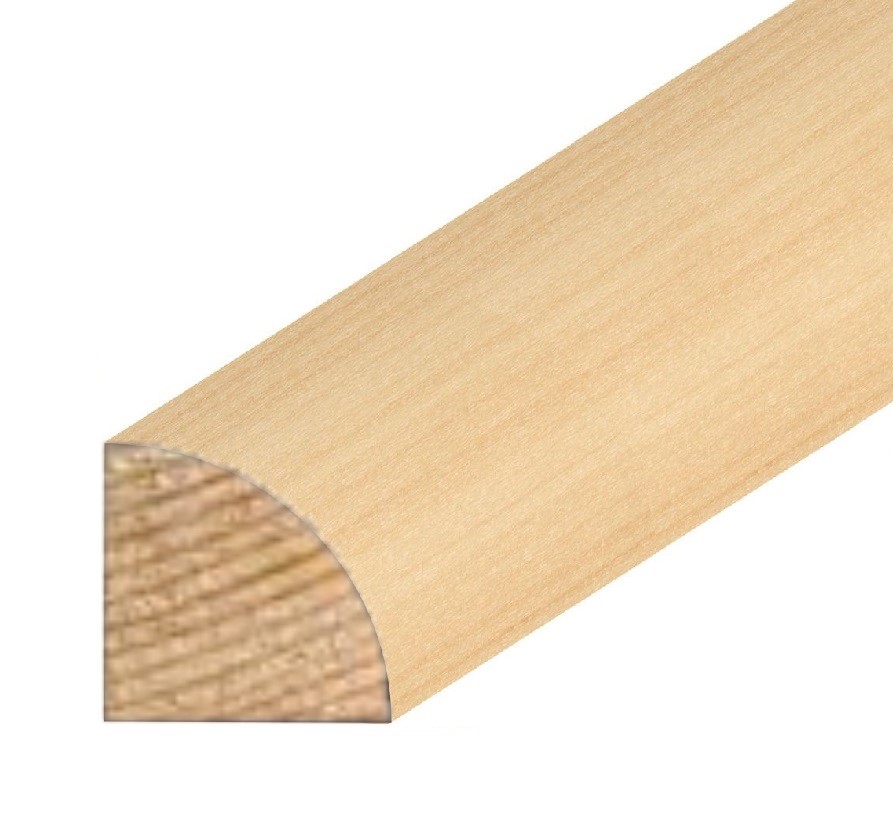 1/2" x 1/2" Pine Quarter Round
