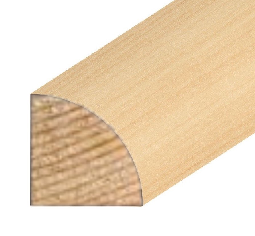 1" x 1" Pine Quarter Round
