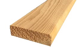 2" x 6" Western Red Cedar Decking S4S