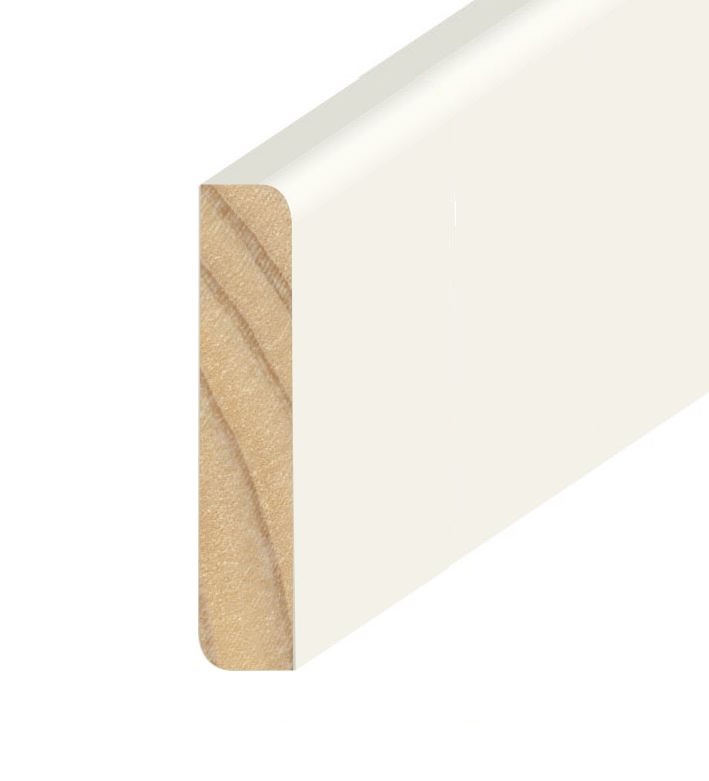 3/8" x 2-1/4" Primed Reversible Baseboard