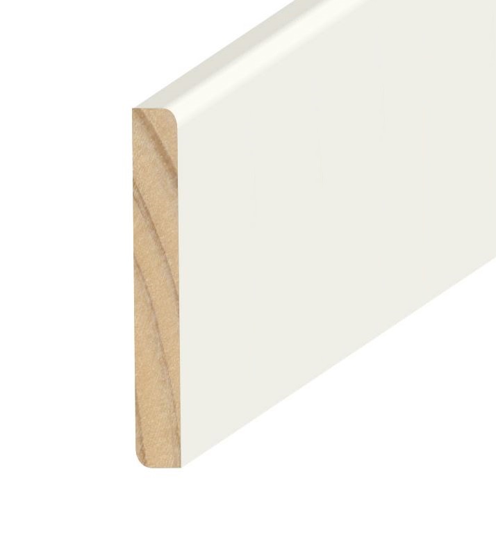 3/8" x 3-1/4" Primed Reversible Baseboard