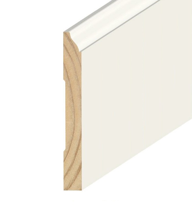 9/16" x 5-1/4" Primed Coronado Baseboard