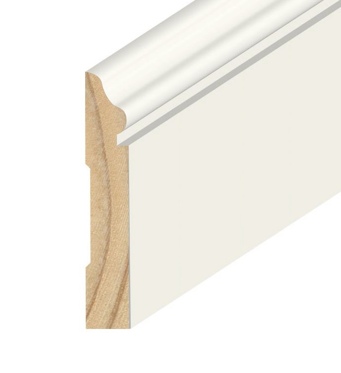 9/16" x 3-1/4" Primed Peninsula Baseboard