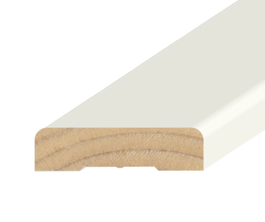 5/8" x 2-1/4" Primed Round Edge Casing