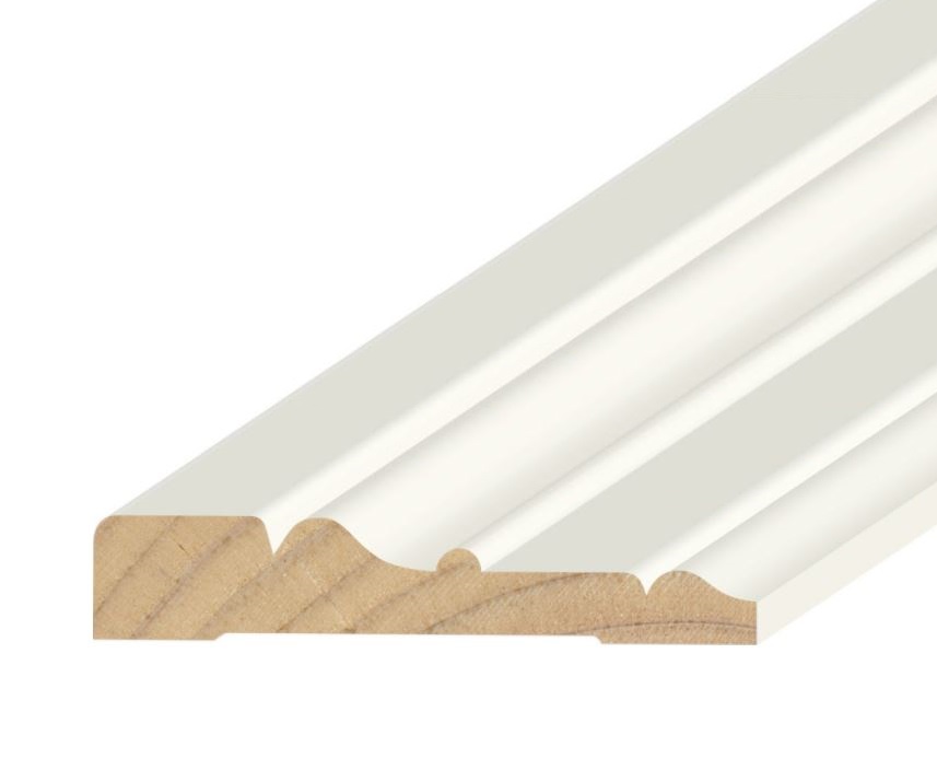 11/16" x 3-7/16" Primed Bead Colonial Casing