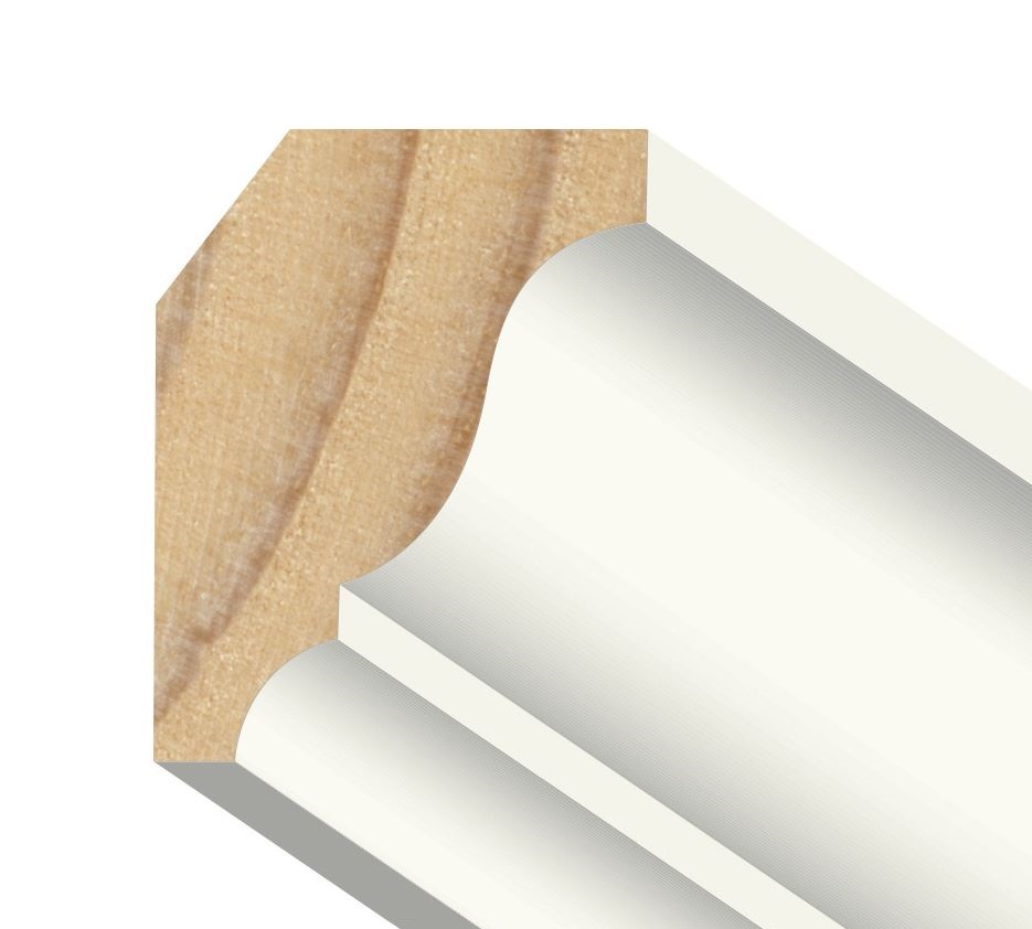9/16" x 2-1/4" Primed Crown Moulding