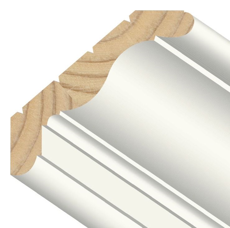 1-1/4" x 6" Primed Cornice