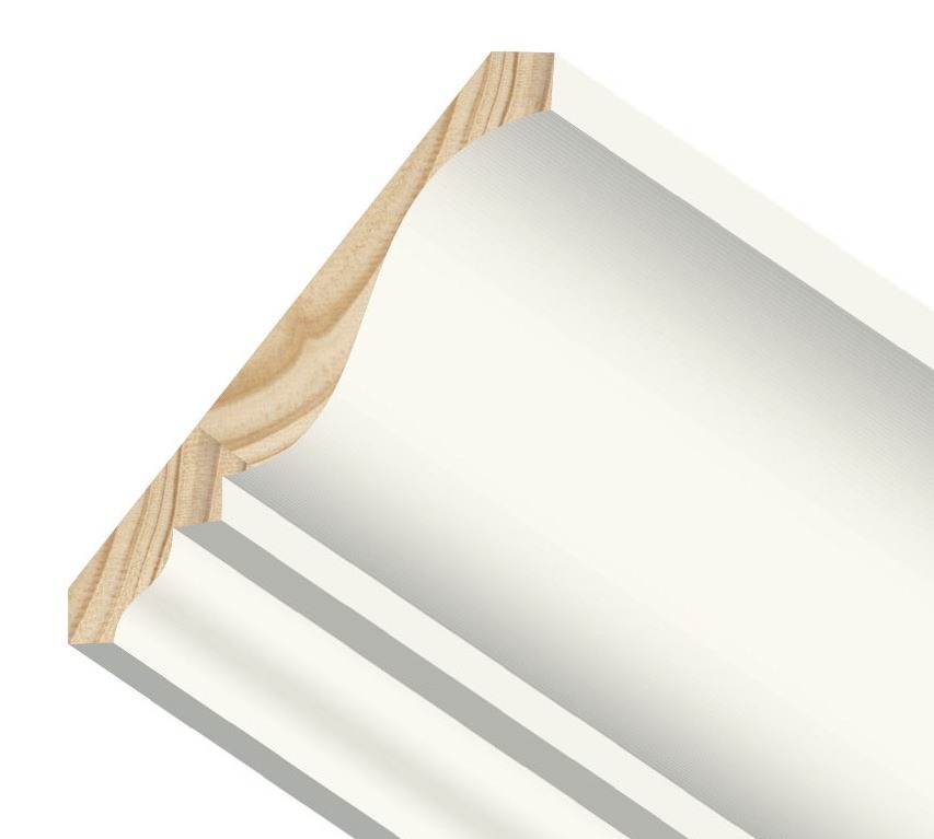 7/8" x 6-3/8" Primed Crown Moulding