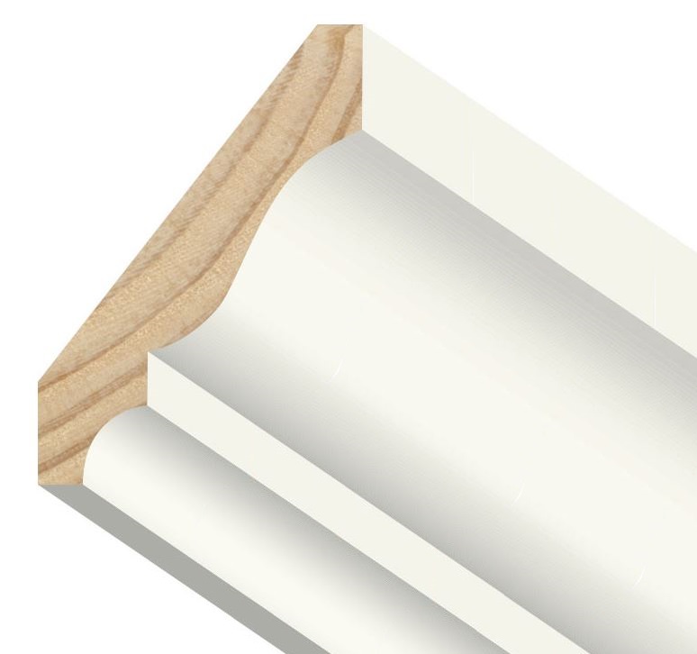 5/8" x 3-5/8" Primed Crown Moulding