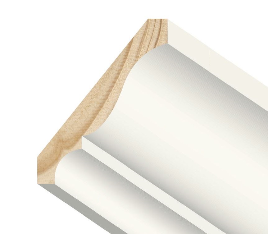 5/8" x 5-1/4" Primed Crown Moulding