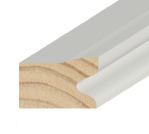 1-1/4" x 2" Pine Brick Mould Pressure Treated With Key