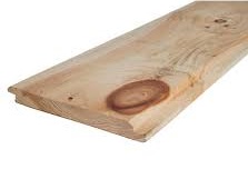 1" x 8" V-Rustic #2 Common KD Pine