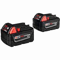 Milwaukee 18V Red Lithium Battery 2pk
