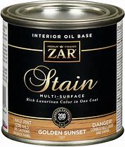 ZAR Oil Based Stain Golden Sunset QT