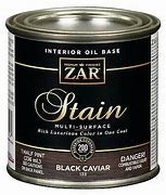 ZAR Oil Based Stain Black Caviar QT