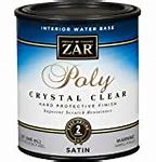 ZAR Crystal Clear Interior Satin Poly QT
