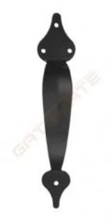 8" Ornate Gate Handle