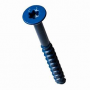Titen Turbo 1/4" x 2-1/4" Flat Head Masonry Screw 8PK