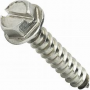 #6 X 1/4" Slotted Hex Washer Head Sheet Metal Screw
