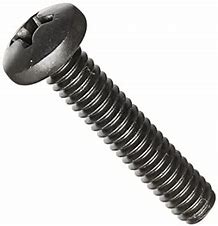 Black #10-32 x 3/8" Philips Pan Head Machine Screw