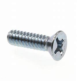 Zinc 5/16"-18 x 3" Philips Flat Head Machine Screw