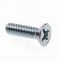 Zinc #10-24 x 4" Philips Flat Head Machine Screw
