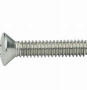 Zinc #6-32 x 1/2" Oval Head Thread Cutting Screw
