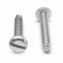 Zinc #8-32 x 3/8" Slotted Pan Head Type-F Sheet Metal Screw